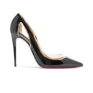 Authentic black, transparent & gold trimming. CL